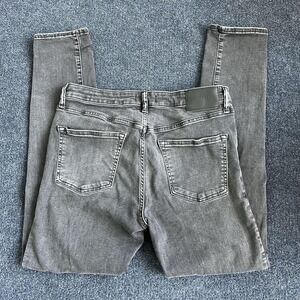 Express Skinny Jeans Mens 31x32 Medium Wash Gray Denim Slim Fit Stretch Casual